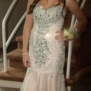 Beaded Mermaid style prom dress